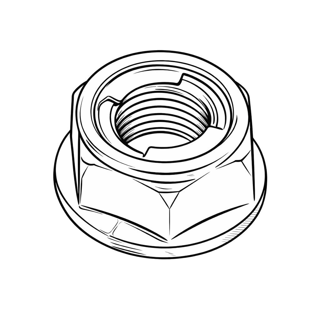 Anclaje corona trasera - Tuerca